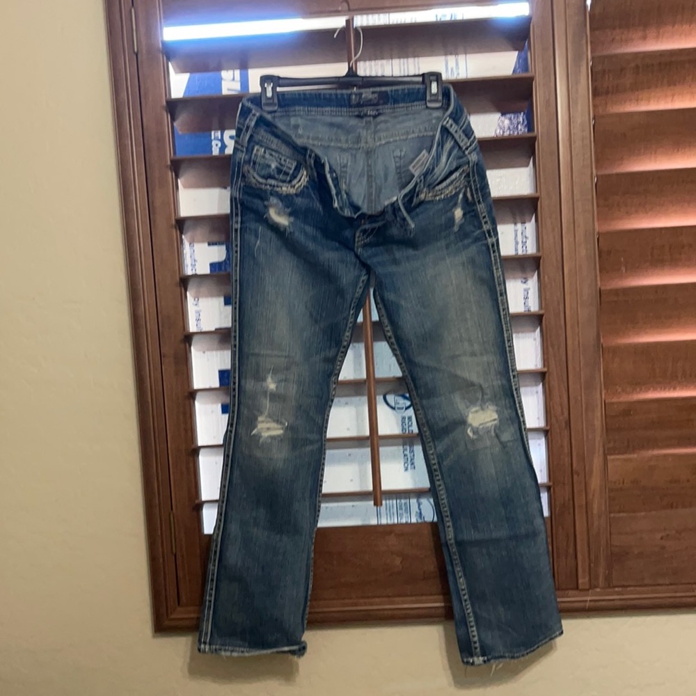 Silver Tuesday baby bootcut jeans